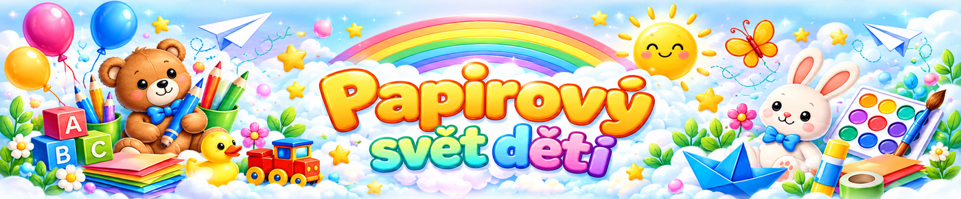 Papírový svět dětí – omalovánky a pracovní listy pro děti