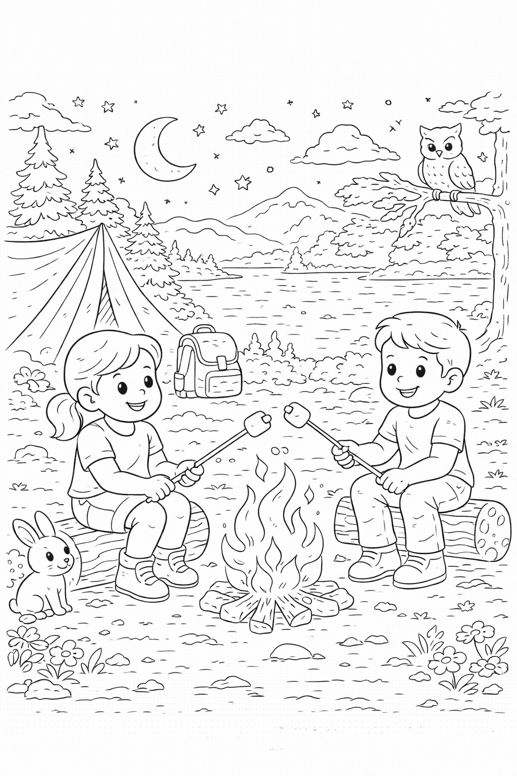Táborák pod hvězdami