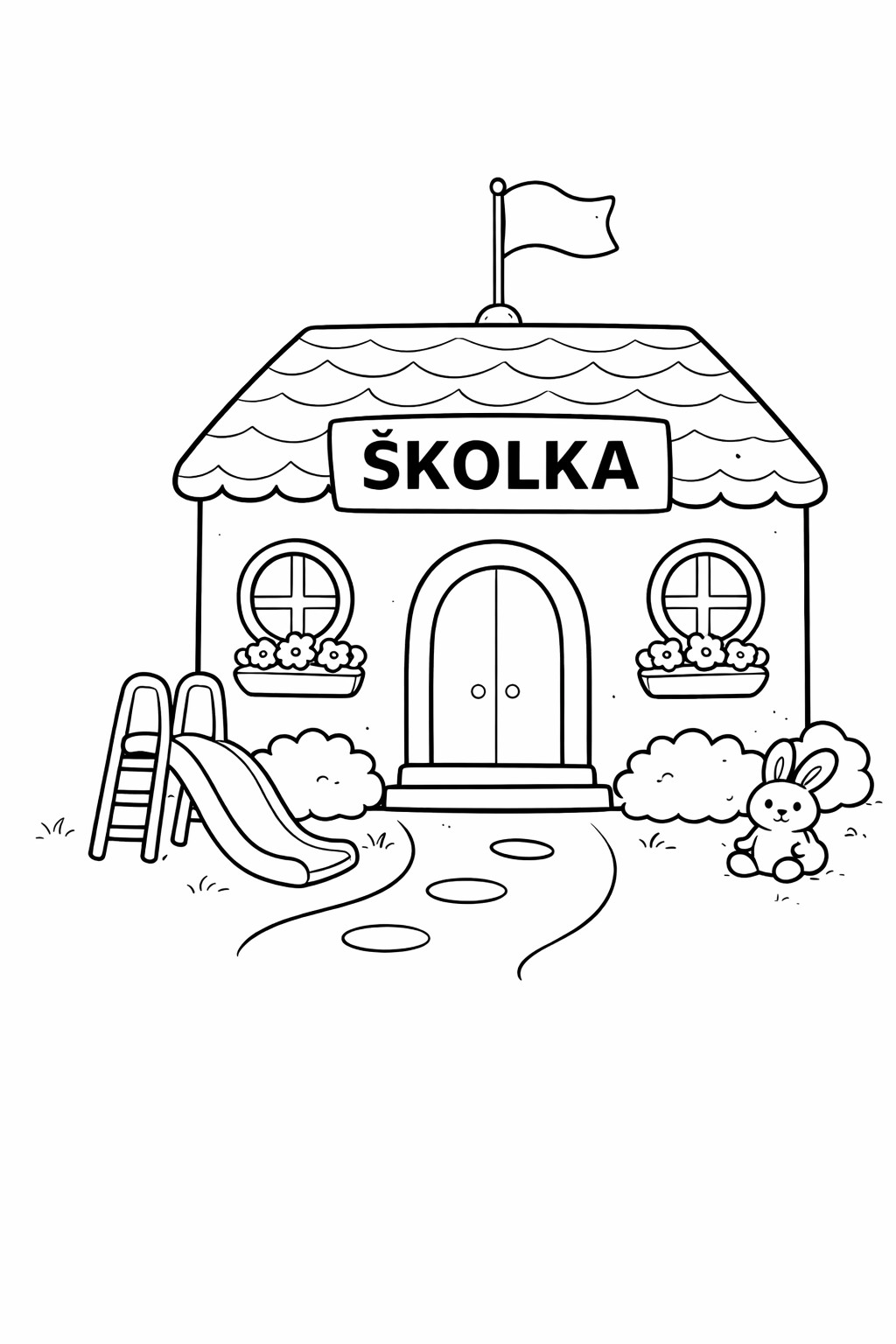 Školka se skluzavkou