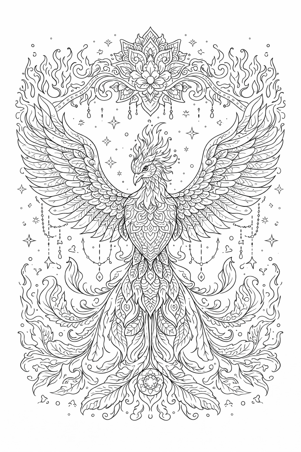 Fénix – mandala