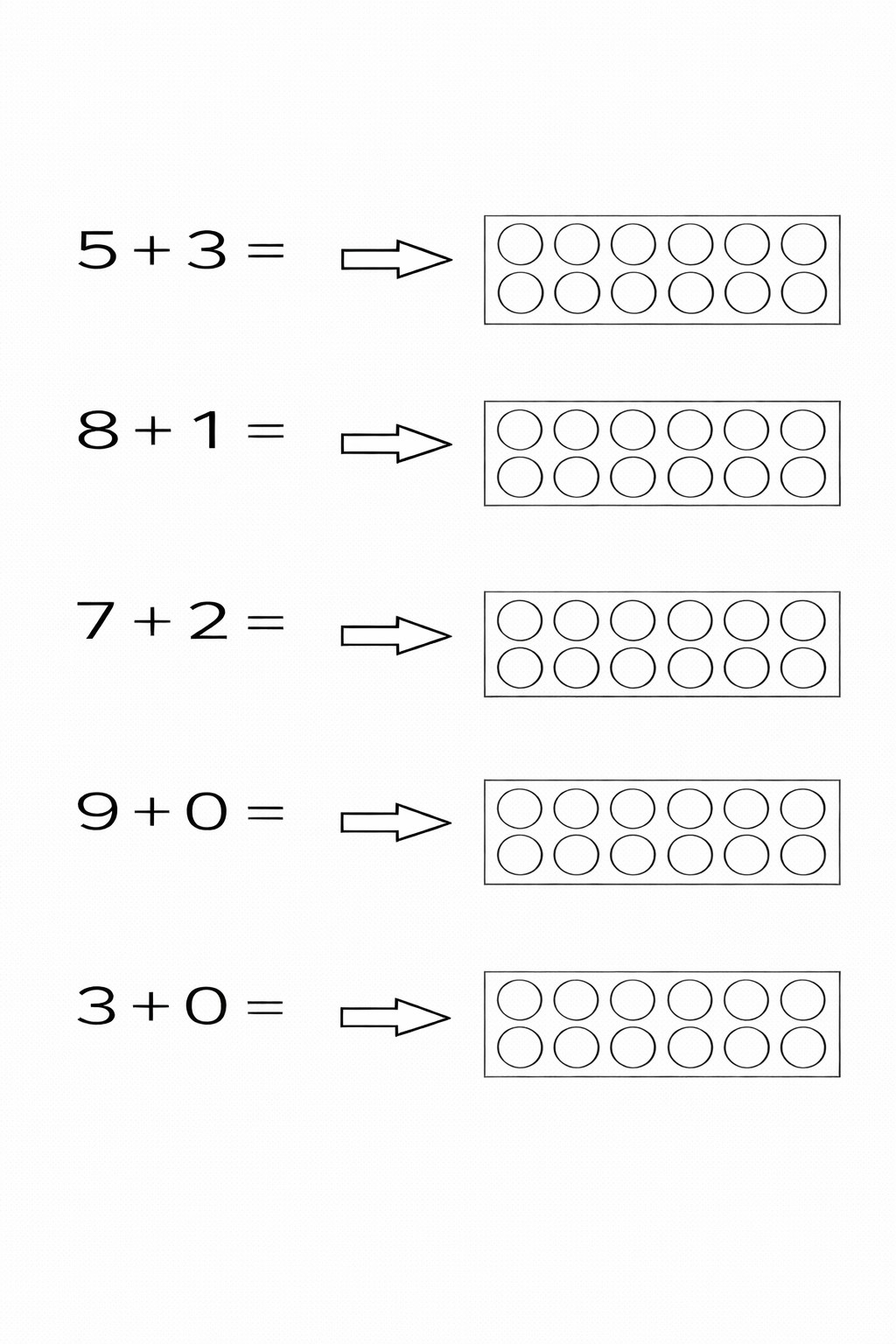 Sčítání do 10 – 2. list