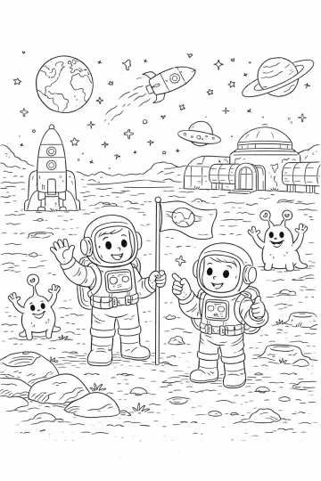 Kosmonauti na cizí planetě