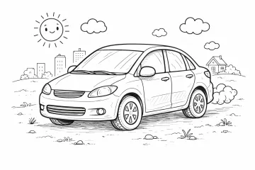 Osobní auto ve městě