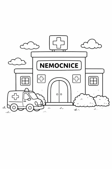 Nemocnice a sanitka