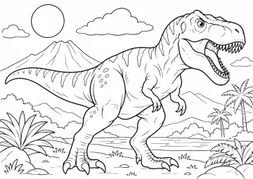 Řvoucí tyranosaurus
