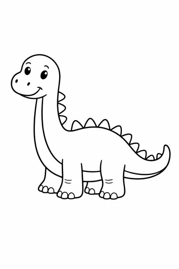 Jednoduchý dlouhokrký dinosaurus