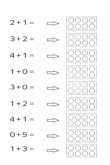 Sčítání do 5 – 3. list