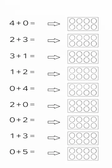 Sčítání do 5 – 4. list